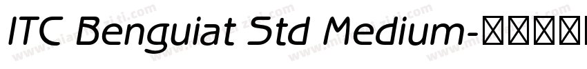 ITC Benguiat Std Medium字体转换